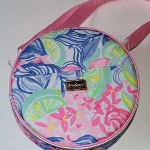 Lily Pulitzer Round Lunch Picnic Bag NEW